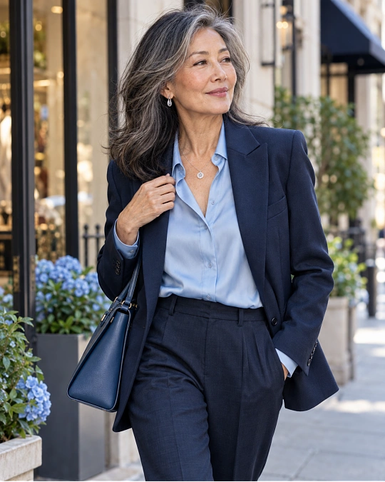 Blue Can Become the Backbone of a Cool-Toned Wardrobe