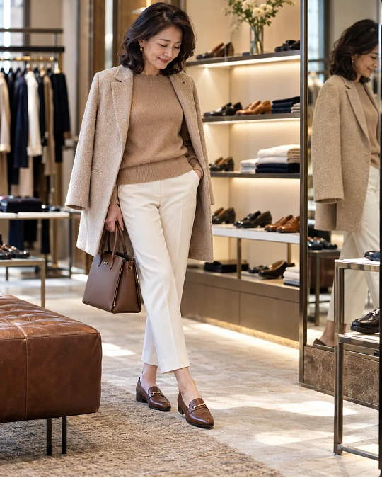 Fabric and Footwear Make Everyday Outfits Look More Polished