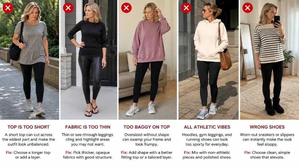 Mistakes That Can Make Leggings Look Sloppy