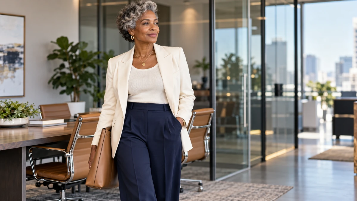 What to Wear to Work Over 50 When You Want to Look Authoritative and Modern