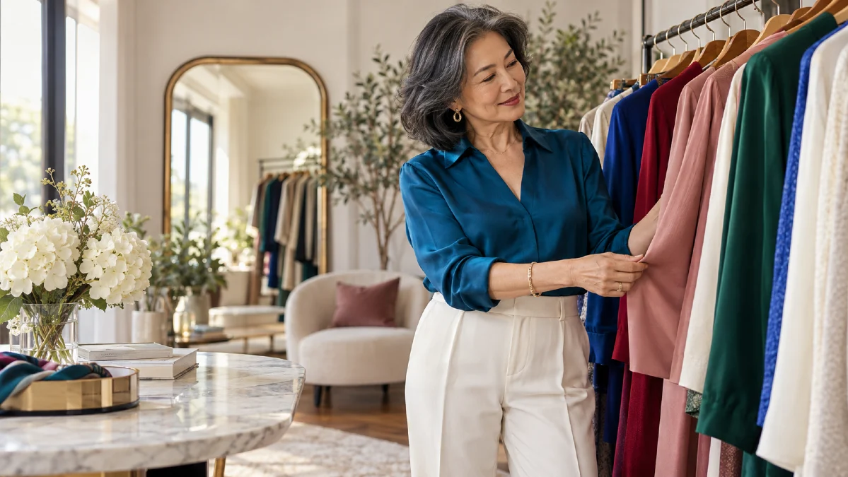 What Colors Look Best on Women Over 50 (And Which Ones to Skip)