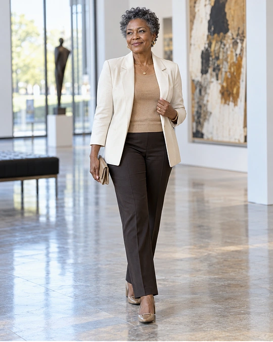 Use an Open Jacket to Create Shape, Not Extra Bulk
