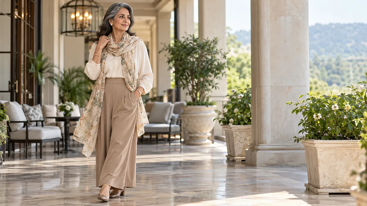 How to Dress to Cover Crepey Skin Over 50 With Elegance