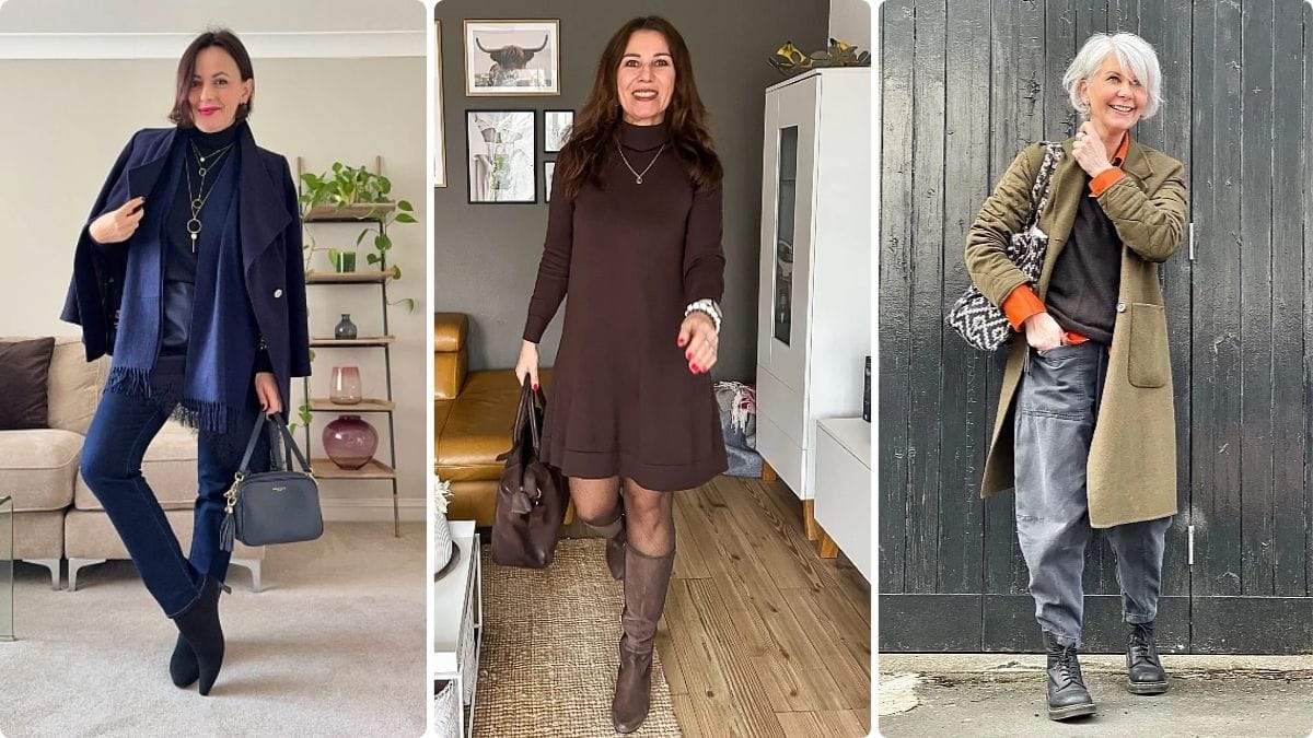 19 Warm and Polished Winter Work Outfits for Women Over 50
