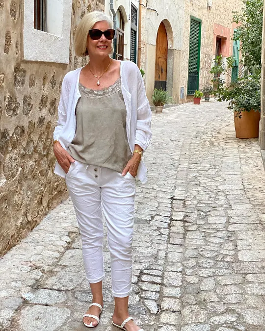 White Linen + Sage Layers