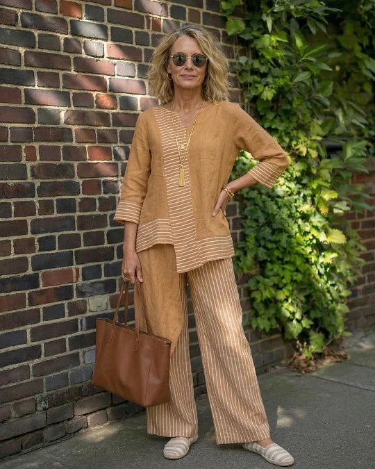 Camel Linen Separates