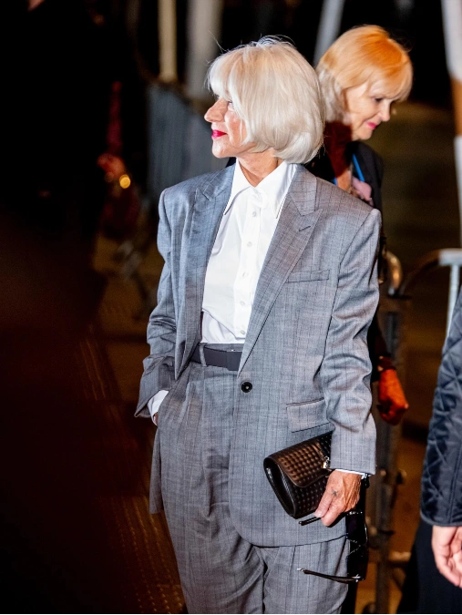 Gray Suit + Crisp White Shirt