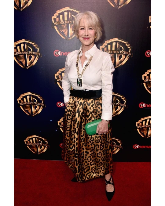 White Shirt + Leopard Maxi Skirt