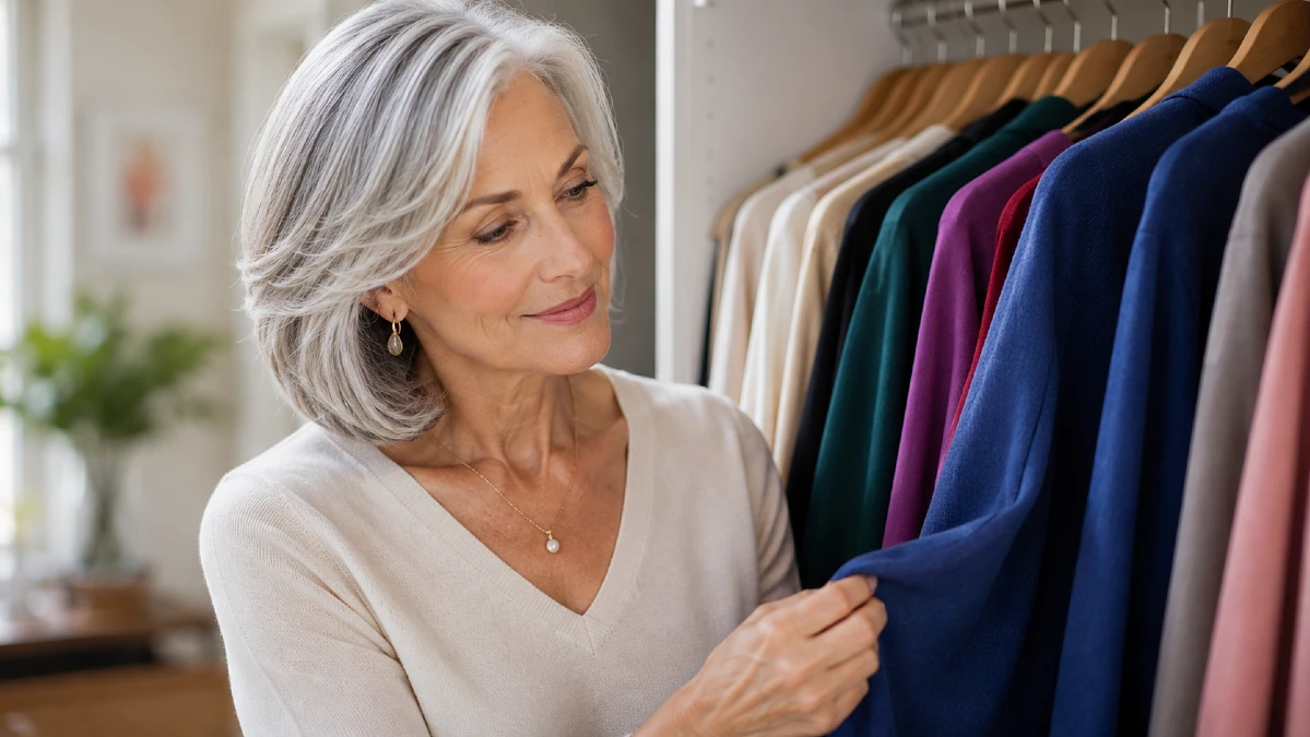 The Best Colors to Wear With Grey Hair After 50