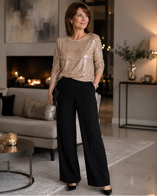 Use One Festive Piece and Let Everything Else Calm It Down