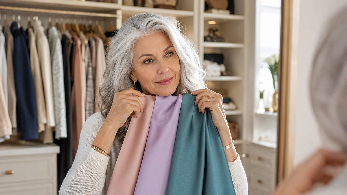 How to Find Your Color Season After 50 (Even If You Have Grey Hair)