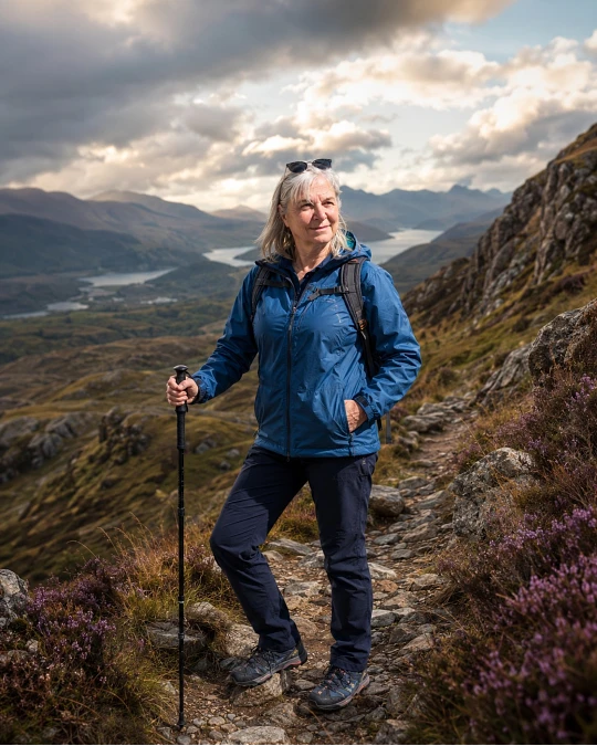 Blue Shell Jacket and Navy Trail Pants