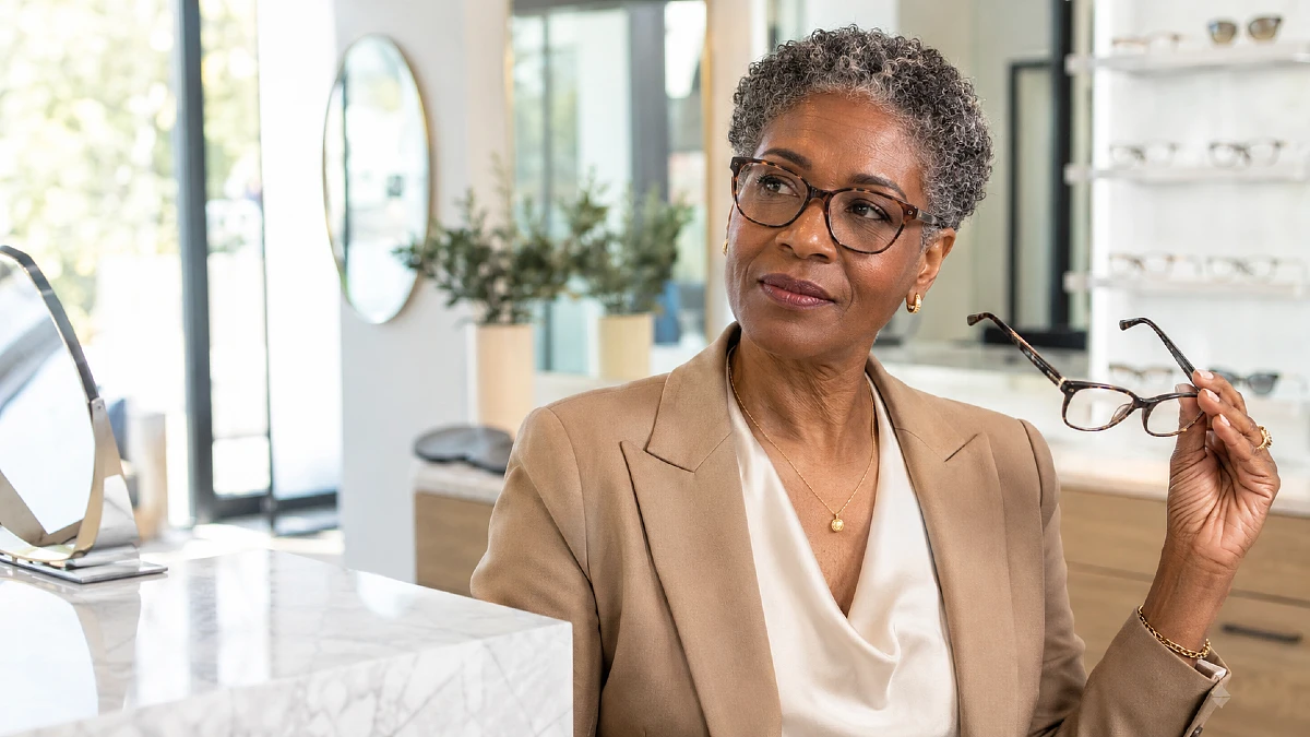 How to Choose the Most Flattering Glasses Frames When You're Over 50