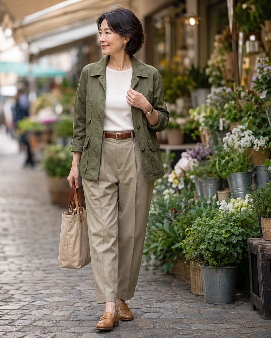 Khaki Trousers, Utility Jackets, and Loafers Are Replacing Fussy Casualwear