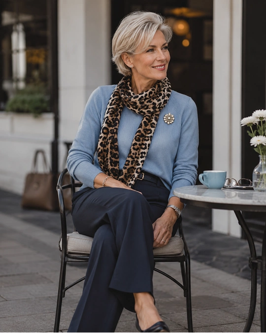 Cool Blue, Leopard, and Brooches Give Basics a 2026 Update