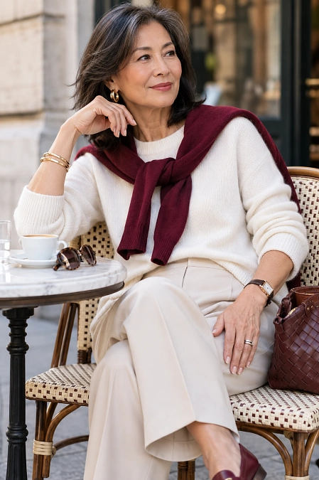 Use Neutrals as the Base, Then Add One Rich Color