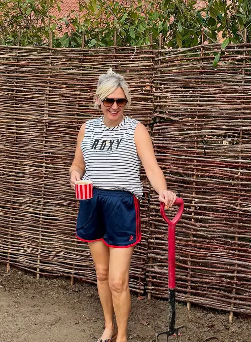 Striped Tank and Sporty Shorts