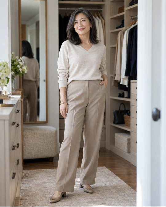 Start With a Comfortable Waistline and One Clean Silhouette