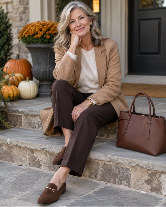 Let Shoes, Jewelry, and Layers Set the Dinner Dress Code