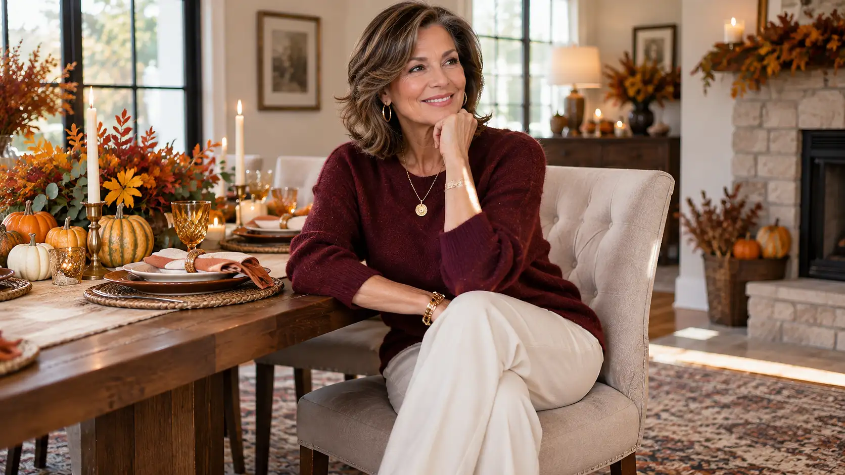 What to Wear to Thanksgiving Dinner Over 50 (Comfortable and Chic)