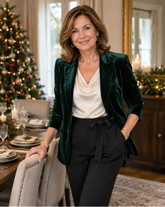 The Holiday Dinner Outfit Standard: Festive Should Still Feel Like You