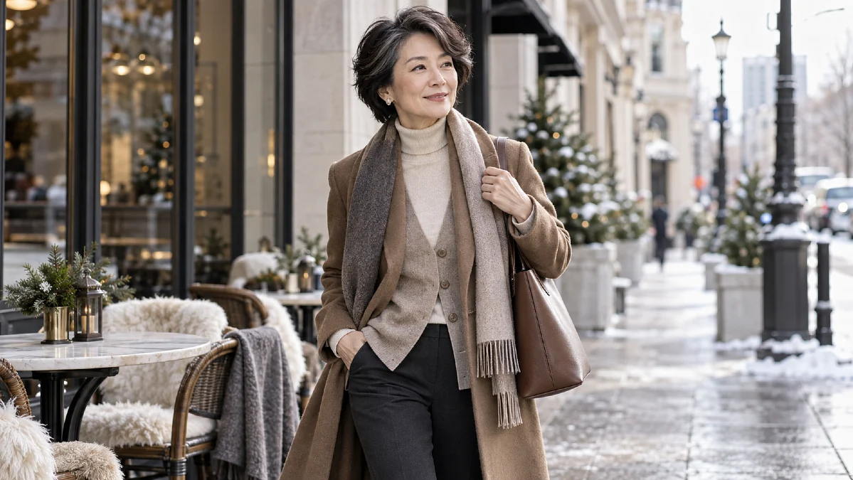 How to Layer Clothes in Winter Over 50 Without Feeling Bulky