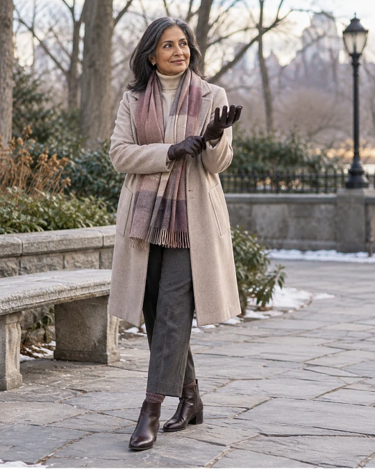 Use Scarves, Socks, Gloves, and Boots Before Adding Another Full Layer