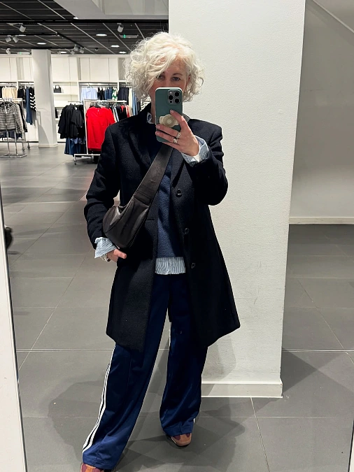 Tailored Blazer With Sporty Trousers