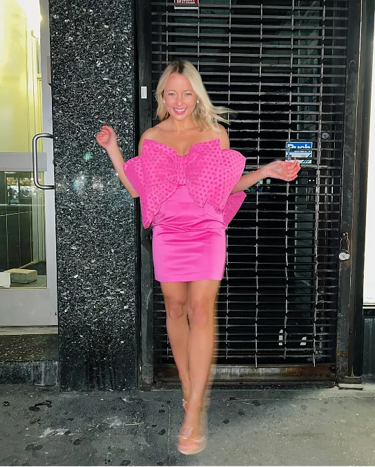 Hot Pink Statement Mini Dress