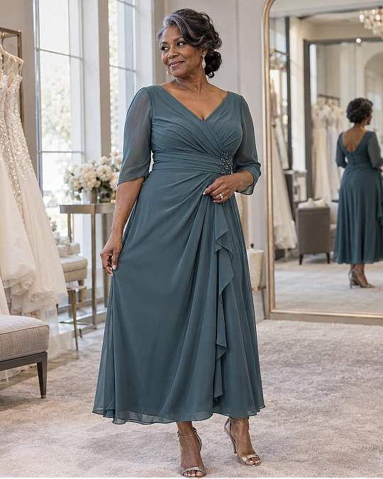 Choose a Silhouette That Lets the Fabric Fall Cleanly