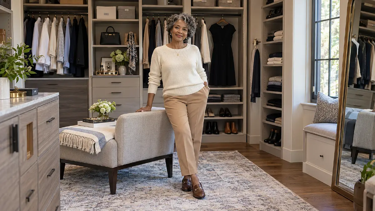 Everything Every Woman Over 50 Should Have in Her Closet (The No-BS List)