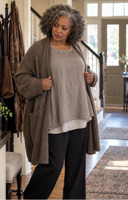 Outdated Tops and Heavy Layers Can Make an Outfit Look Frumpy