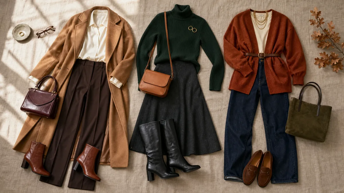 Fall Outfits for Plus-Size Women Over 50
