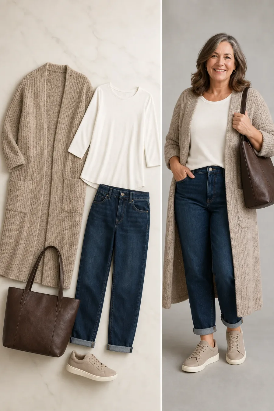 Cozy Weekend Duster Drape