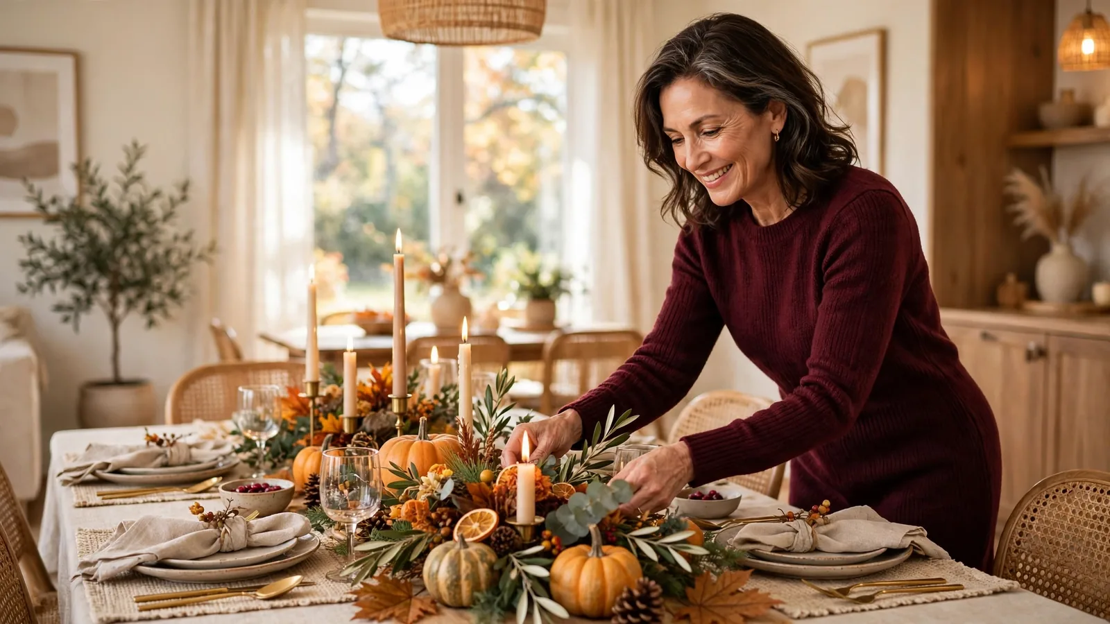 Stop Wearing Frumpy Sweaters: 12 Classy Thanksgiving Look Ideas for Women Over 50