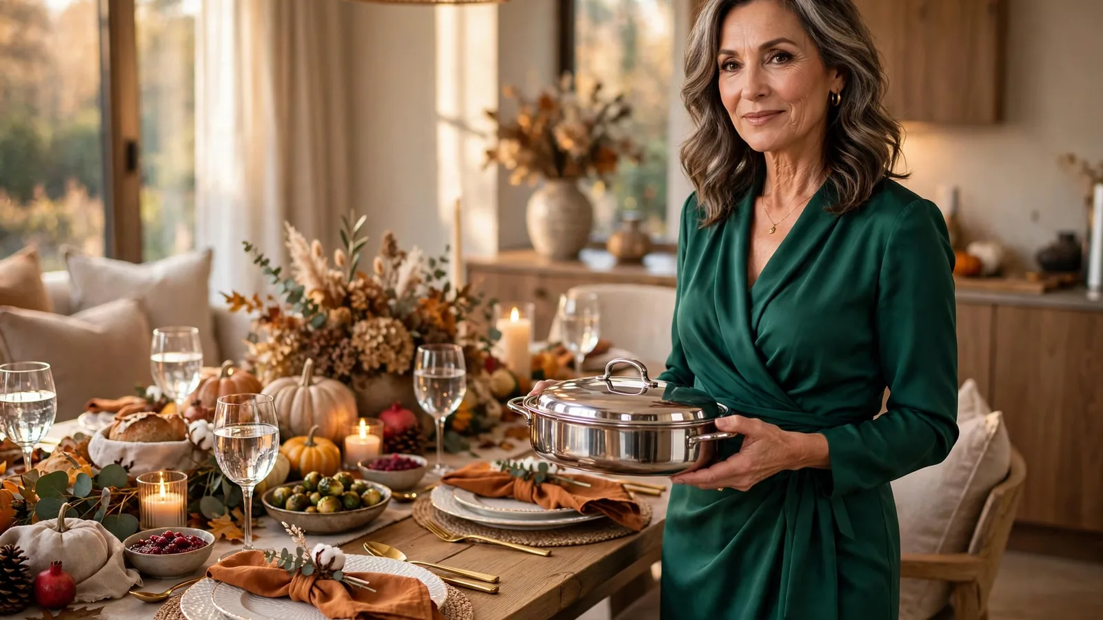 15 Thanksgiving Dinner Outfits for Women Over 50 That Look Expensive But Cost Under $50