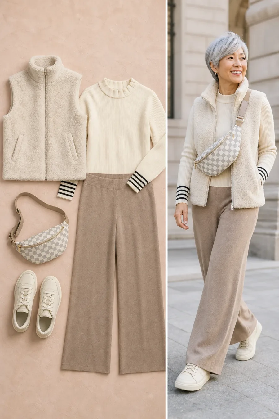 Textured Fleece and Soft Knit