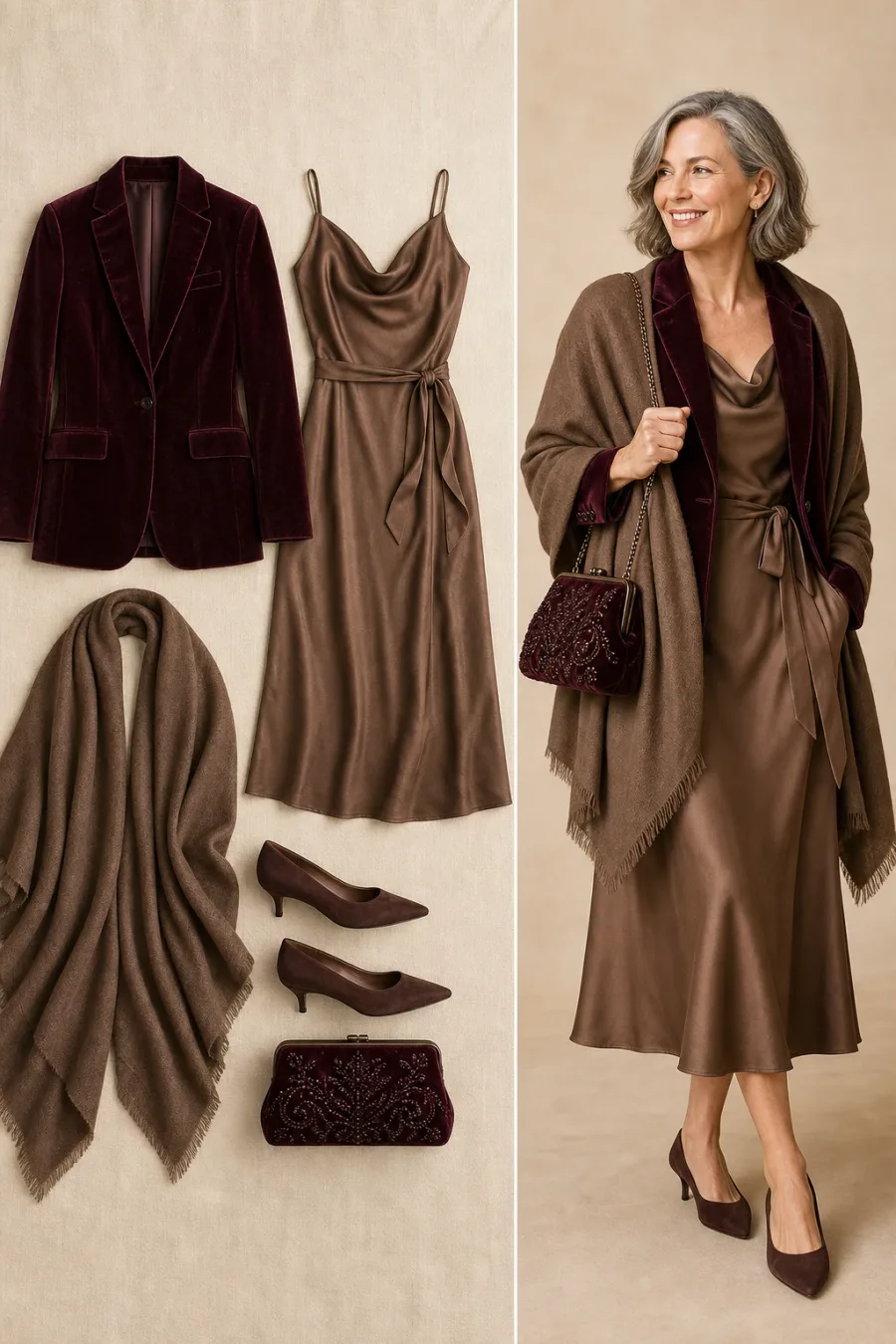 Satin Slip Ghost Chic
