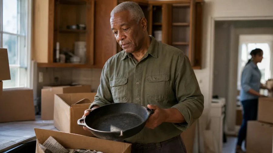 Downsizing Possessions Triggers Genuine Grief Before Relief Arrives