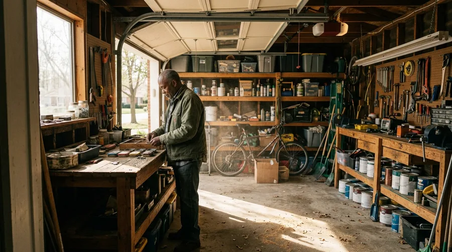The Quiet Afternoon in the Garage