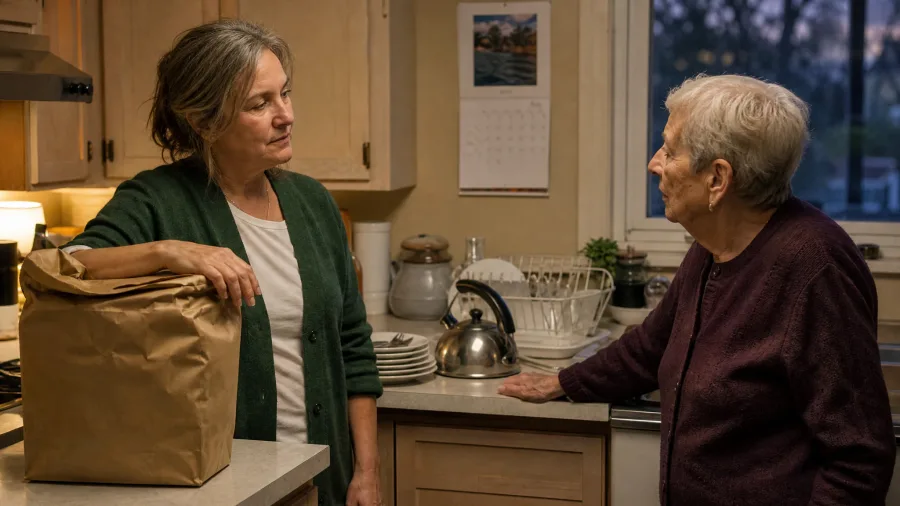 The aging parent's criticism loses its vote
